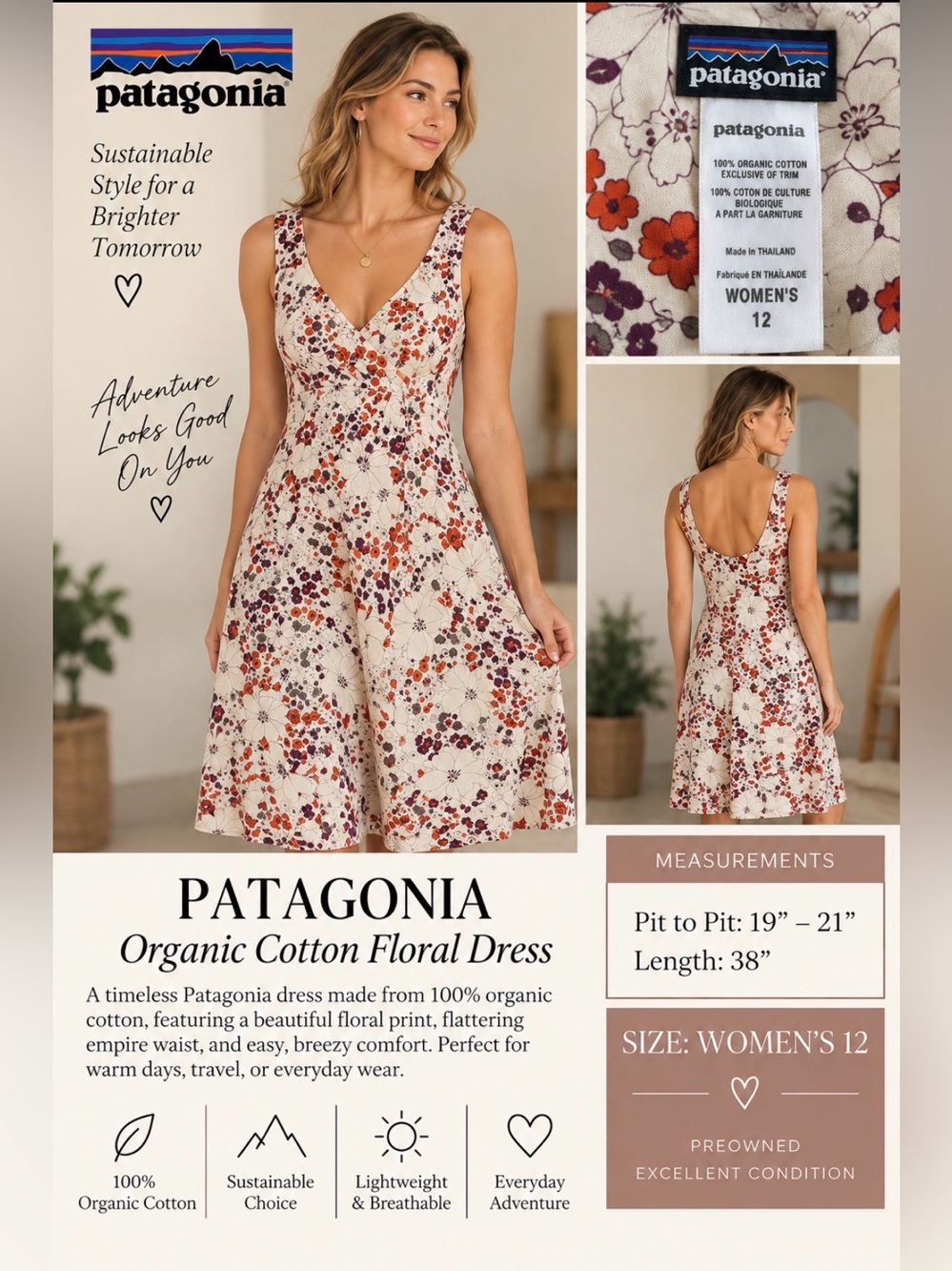 Patagonia Floral Dress
